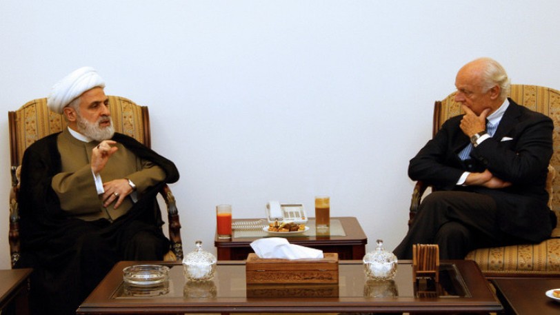 دي ميستورا وحزب الله: الحل في سورية سياسي