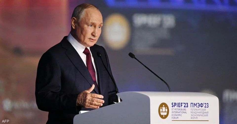 أبرز نقاط كلمة بوتين في منتدى بطرسبورغ الاقتصادي