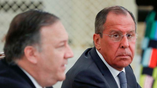 لافروف لبومبيو: ندعم حواراً داخلياً في فنزويلا