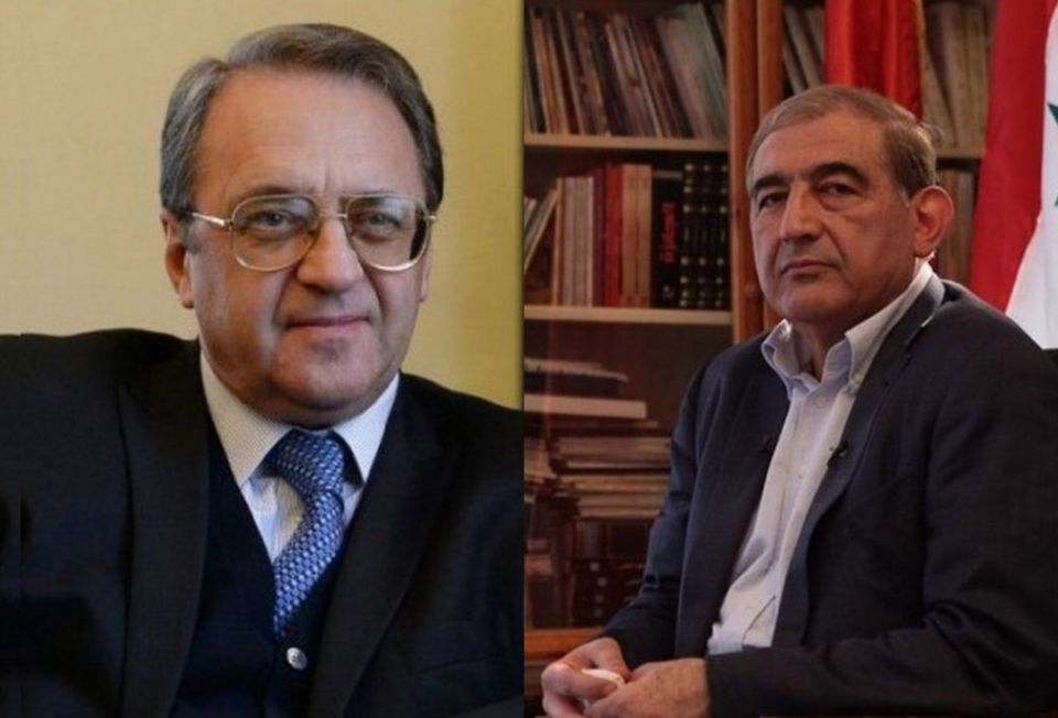 Bogdanov and Jamil’s Meeting Discusses Developments in Palestine and Syria