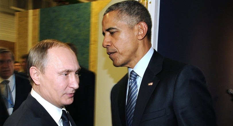 بوتين وأوباما يدعوان إلى اتخاذ خطوات للبدء بالتسوية السياسية في سورية