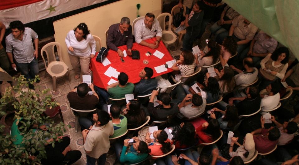 ندوة جماهيرية في مدينة السقيلبية