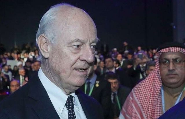 الكلمةً الختامية لستافان ديميستورا، المبعوث الخاص إلى سوريا من سوتشي