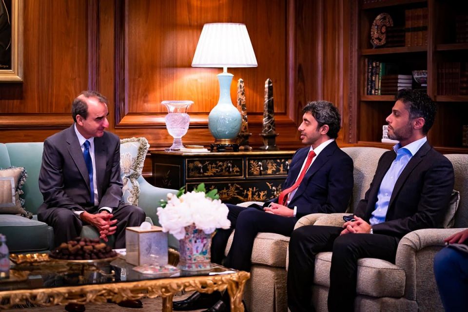 وزير الخارجية الإماراتي يلتقي &laquo;اللجنة اليهودية الأميركية&raquo; في زيارته التطبيعية لواشنطن