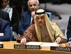 ابن فرحان يجيب على سؤال أمريكي بشأن إرسال قوات سعودية لغزة