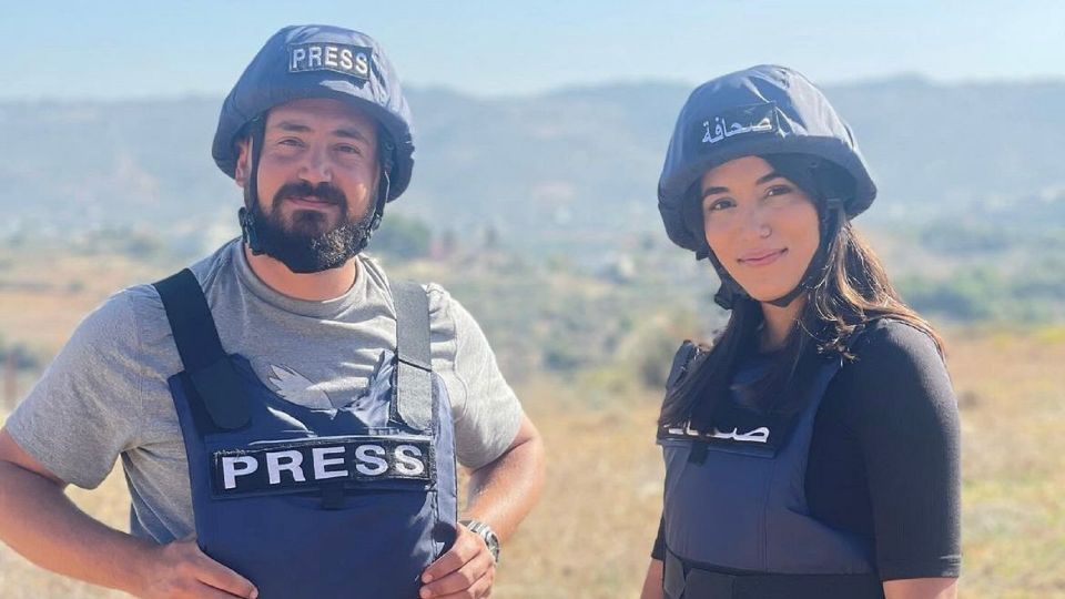 لبنان: استشهاد مراسلة ومصور "الميادين" بغارة "إسرائيلية"