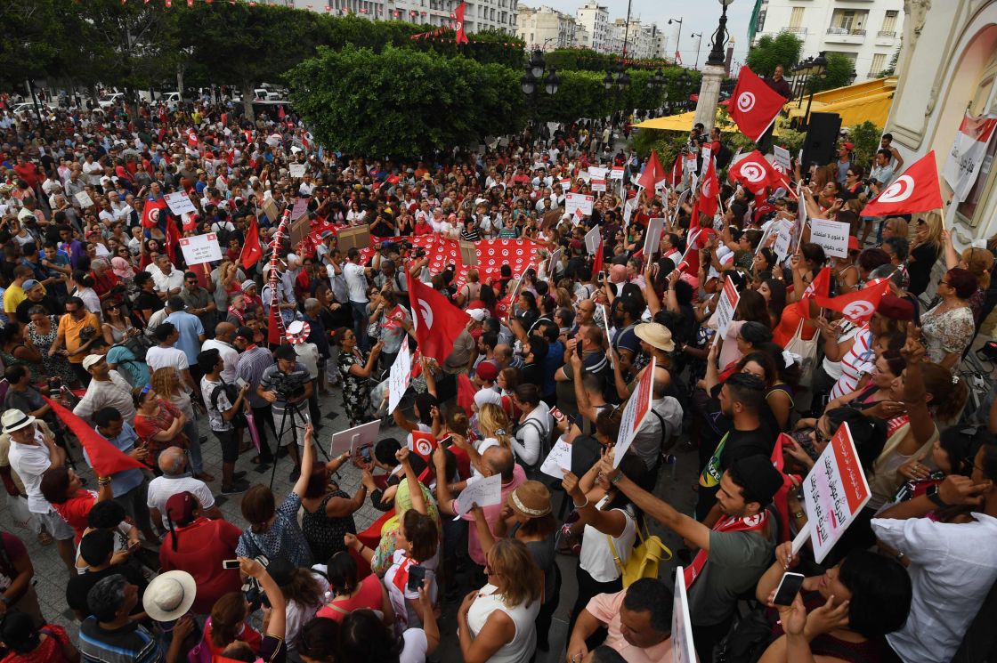 تونس: مظاهرات ضد حكومة المشيشي وحركة &quot;النهضة&quot;