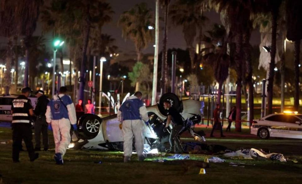 عملية مزدوجة بتل أبيب (إطلاق نار ودهس خلّفت قتيلاً و6 إصابات) وإطلاق نار غرب رام الله