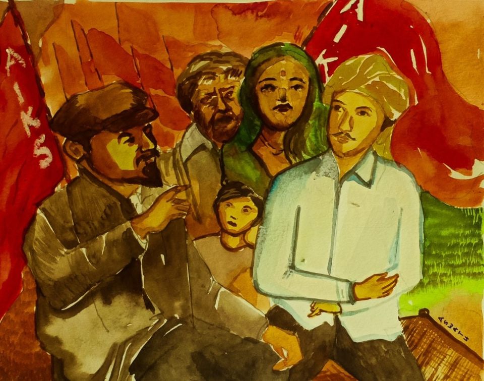 لينين في الإضراب الهندي