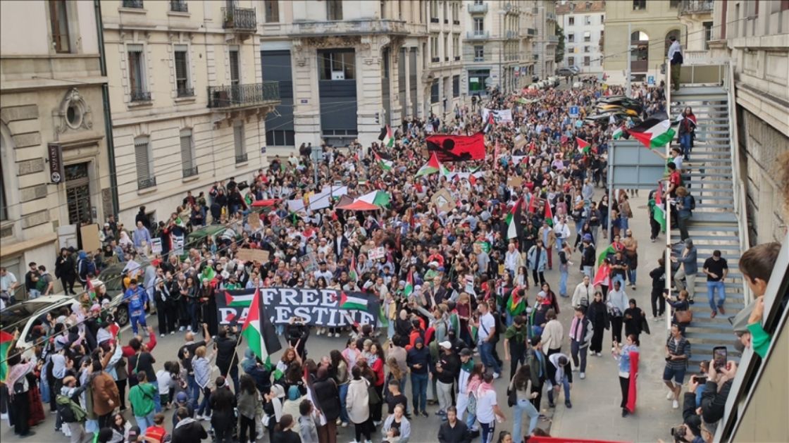 سويسرا: هجوم بسيارة على مظاهرة مؤيدة لفلسطين