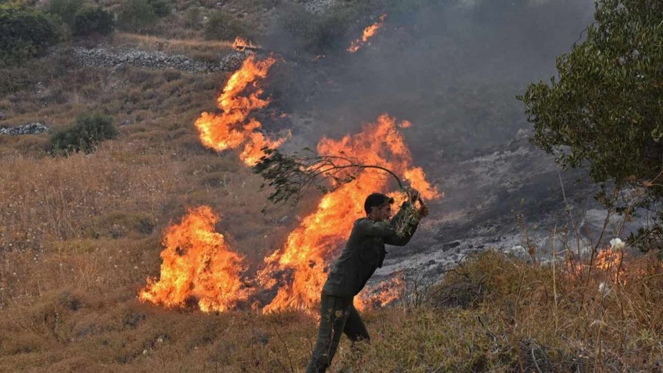 خطر اندلاع حرائق بغابات جبال الساحل وشمال اللاذقية
