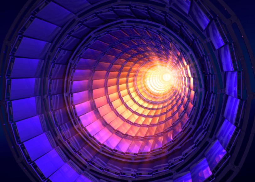 العلماء بصدد بناء أكبر مصادم هادرون