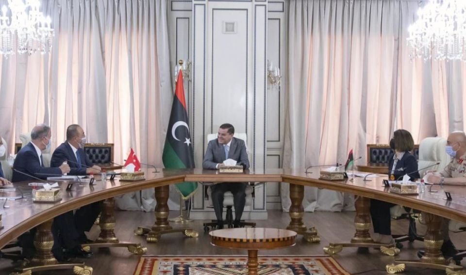 ليبيا: رئيس حكومة الوحدة الوطنية يستقبل وفداً تركياً