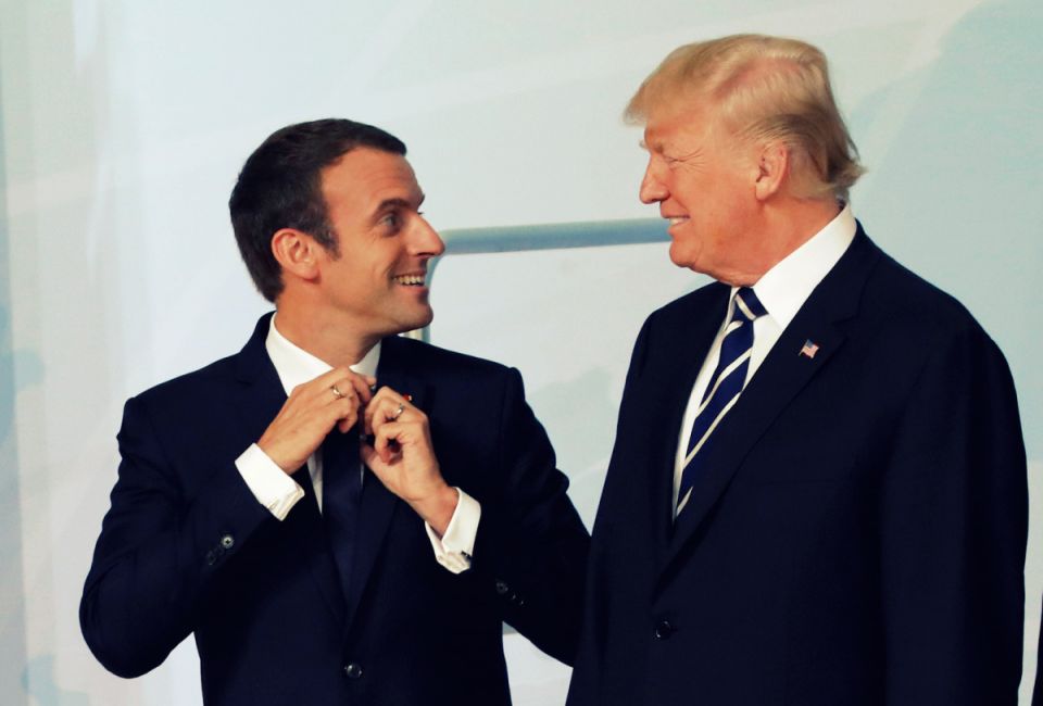 قمة أمريكية فرنسية في نيسان