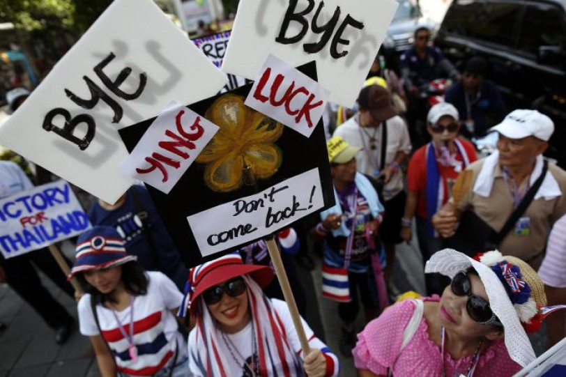 بانكوك.. الآلاف يتظاهرون لإقصاء الحكومة