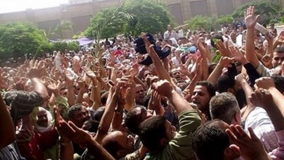 عمال مصنع سكر الفيوم يضربون عن العمل