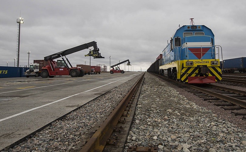 السكة الصينية- الكازاخية