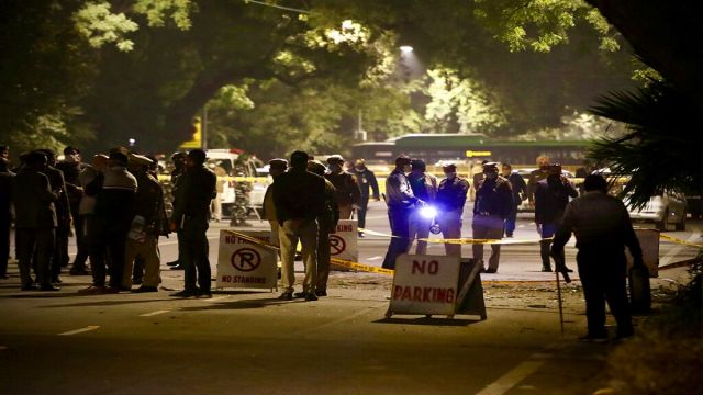 انفجار على بعد أمتار من سفارة الكيان في نيودلهي