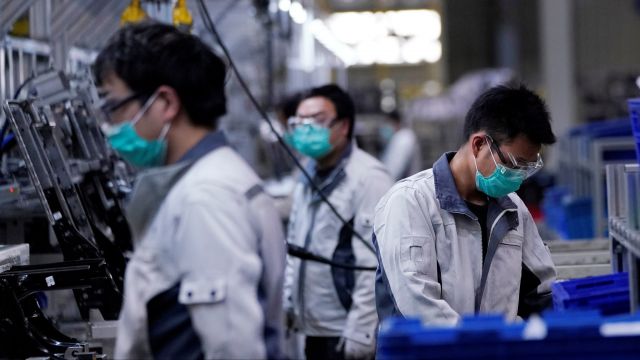 4.4 % ارتفاع في الإنتاج الصناعي الصيني في أيار