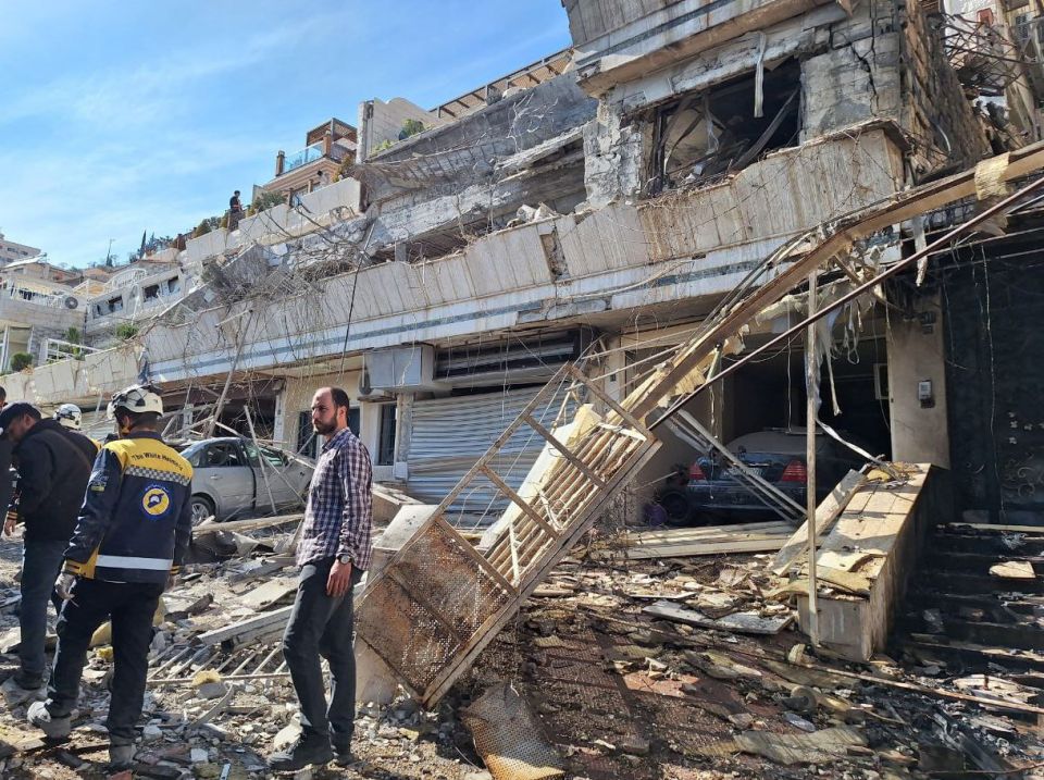 عدوان "إسرائيلي" على بناء سكني بمشروع دمر: شهيد و 7 جرحى بحصيلة أولية