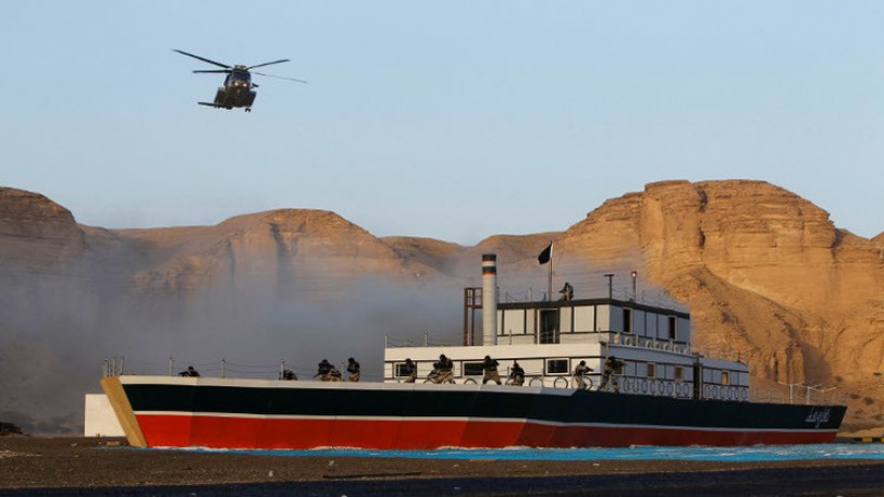 مناورات بحرية مصرية سعودية بعد التهديد باستخدام القوة في اليمن
