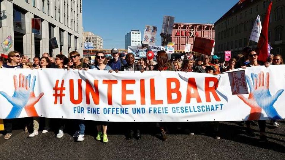 مظاهرات ألمانية ضد العنصرية
