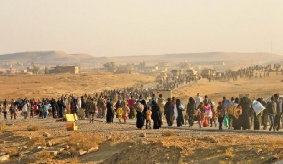 نزوح جماعي من ريف دير الزور الشرقي