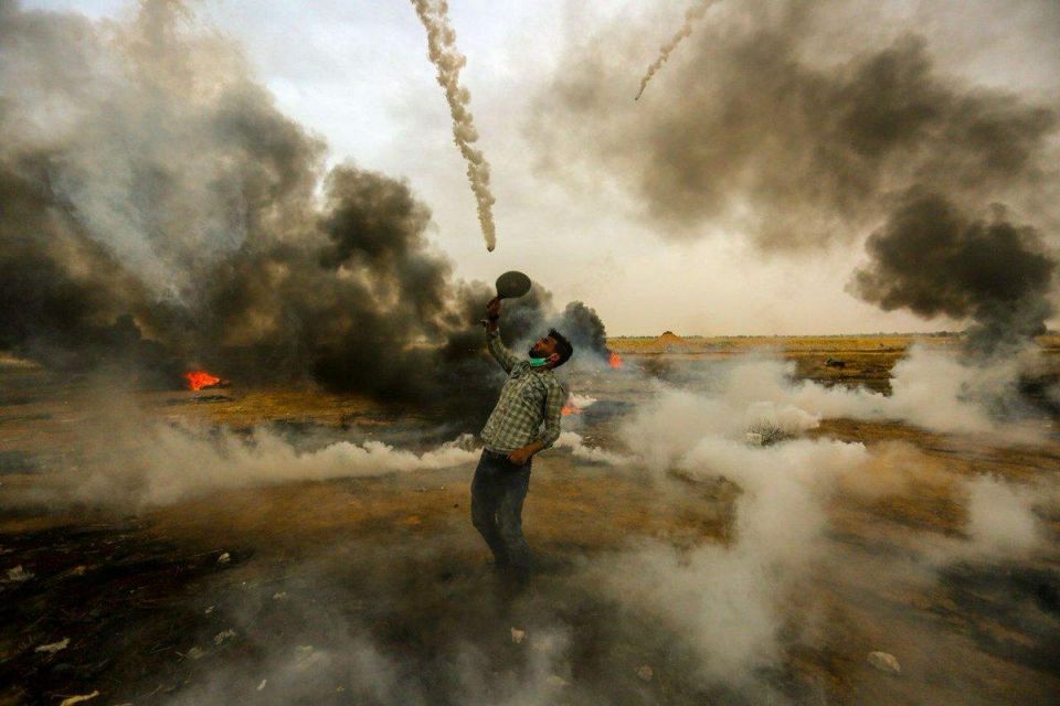 &laquo;مسيرة العمال&raquo; تقتحم سياج غزة