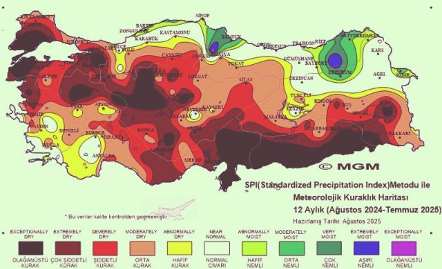 تركيا تعيش الجفاف الأشد منذ أكثر من نصف قرن