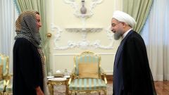 موغيريني تؤكد من طهران الدعم الأوروبي الحازم للاتفاق النووي