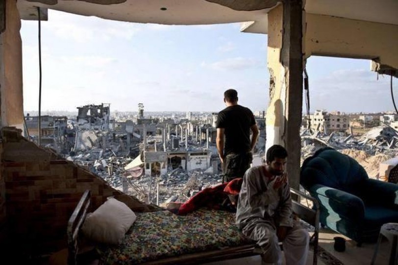 حملة «دلو الركام» للفت أنظار العالم إلى غزة