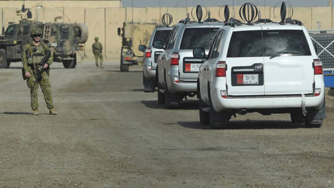 التحالف الدولي يغادر قاعدة التاجي ويسلم مواقع تدريبية إلى القوات العراقية