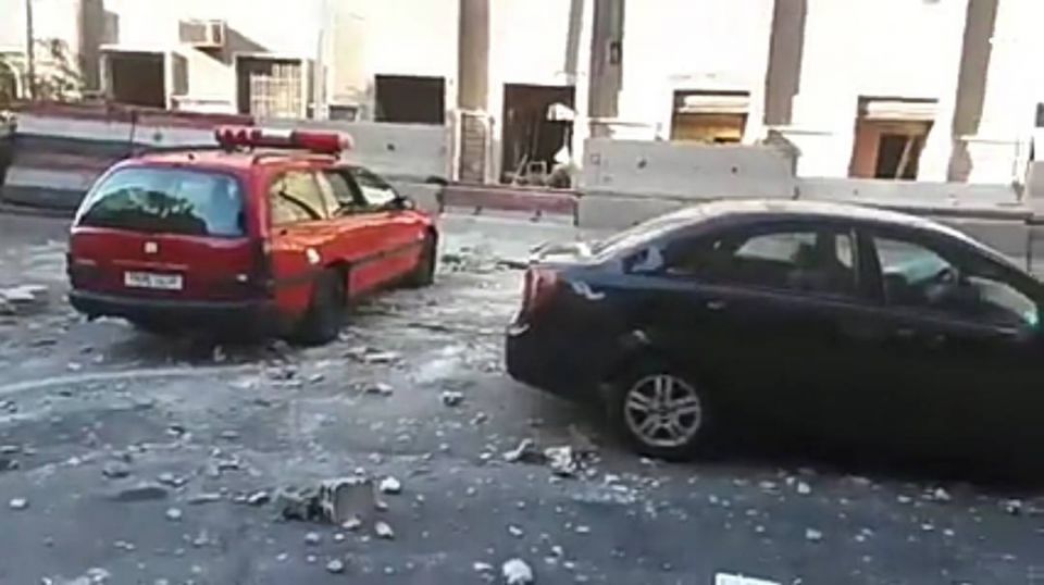عمل إرهابي قرب قيادة شرطة دمشق