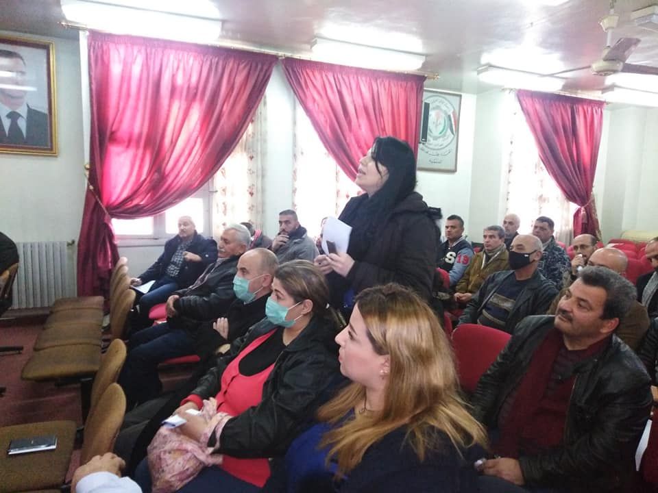 المؤتمرات النقابية في السويداء