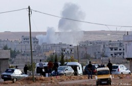 عين العرب تتعرض لقصف قوات التحالف الدولي ضد &laquo;داعش&raquo;