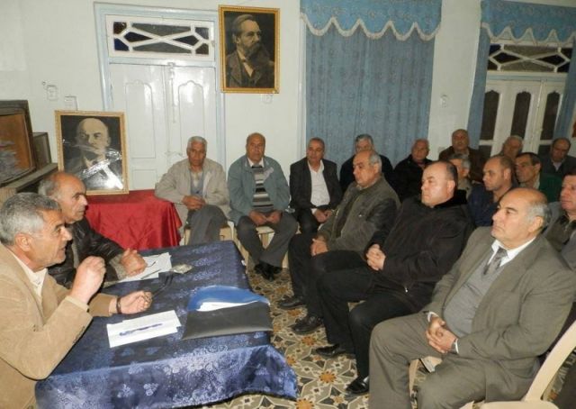 لقاء جماهيري لحزب الارادة الشعبية في السقيلبية