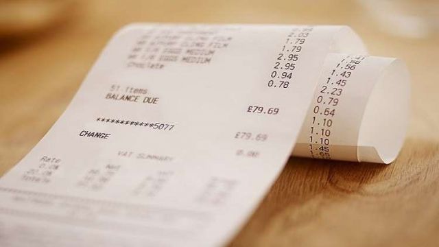 خطر قاتل تنقله الإيصالات