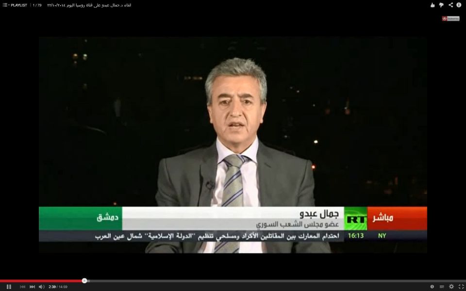 عبدو: سبب تغير الموقف التركي هو المقاومة البطولية لأبناء «كوباني»