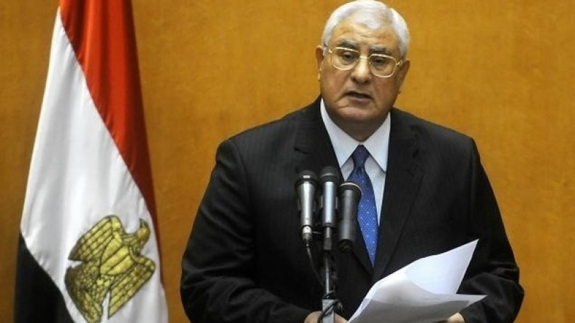 الرئيس المصري المؤقت يصدر قانون الانتخابات الرئاسية