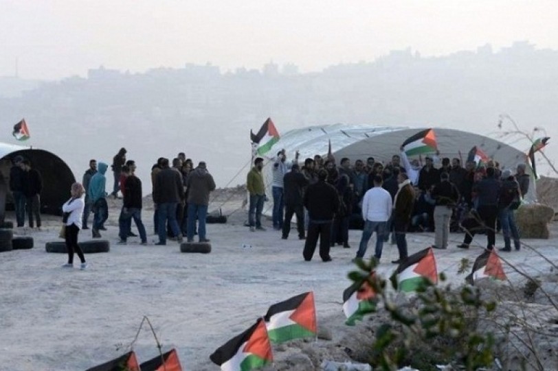 الاحتلال يهدم قرية بوابة القدس للمرة التاسعة على التوالي