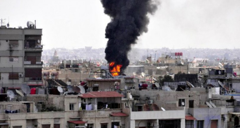 9 شهداء 40 مصابا جراء اعتداء إرهابي بقذائف هاون  في دمشق وريفها