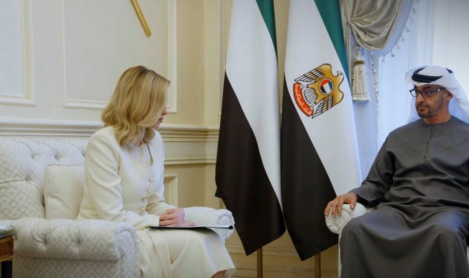 رئيس الإمارات بعد لقائه زوجة زيلنسكي: 4 ملايين دولار لرعاية الأطفال المتضررين