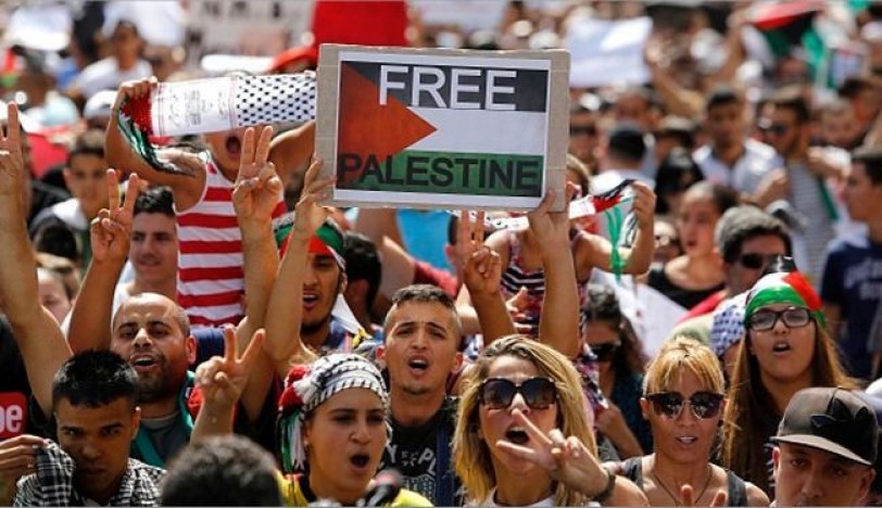 مظاهرات حاشدة في لندن دعماً للفلسطينيين وتنديداً بالعدوان