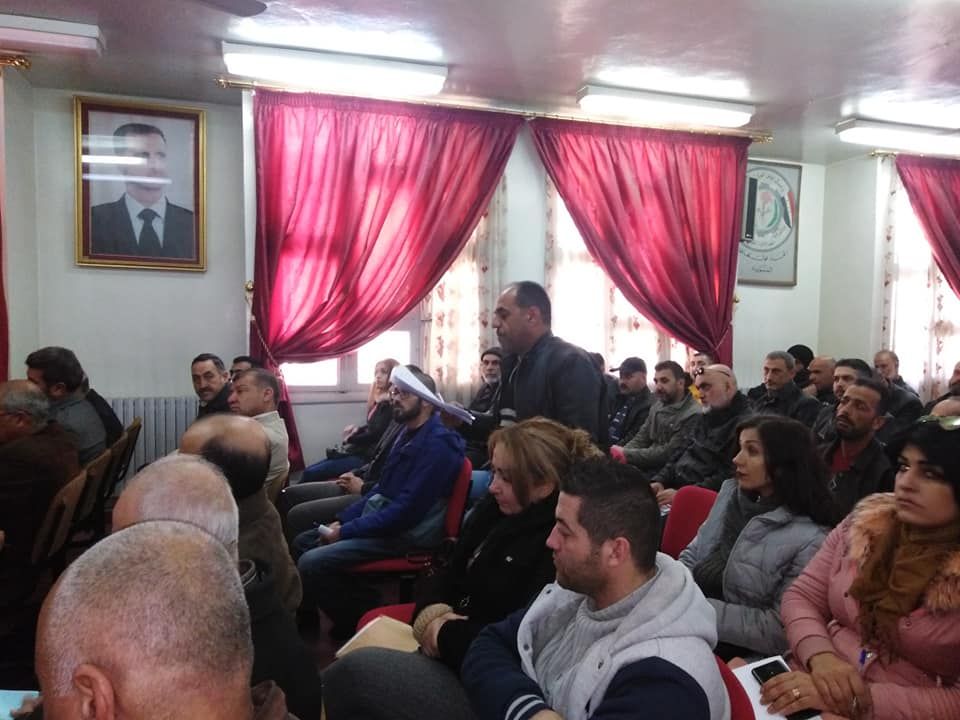 نقابات السويداء تواصل عقد مؤتمراتها