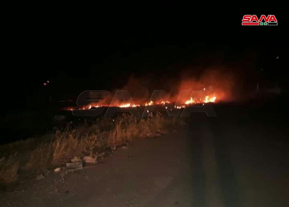 وسط إبقاء مفتعلي حرائق الغابات السورية &laquo;مجهولين&raquo; الاحتلال أيضاً يفتعل حرائق