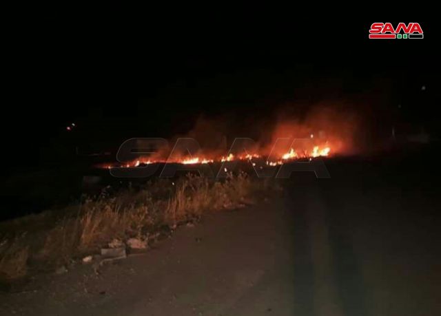 وسط إبقاء مفتعلي حرائق الغابات السورية «مجهولين» الاحتلال أيضاً يفتعل حرائق