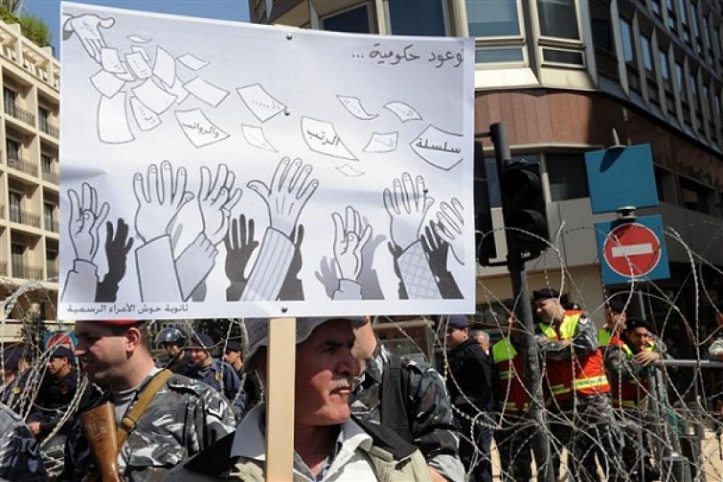 الأمن اللبناني يعتدي على اعتصام «هيئة التنسيق النقابية»