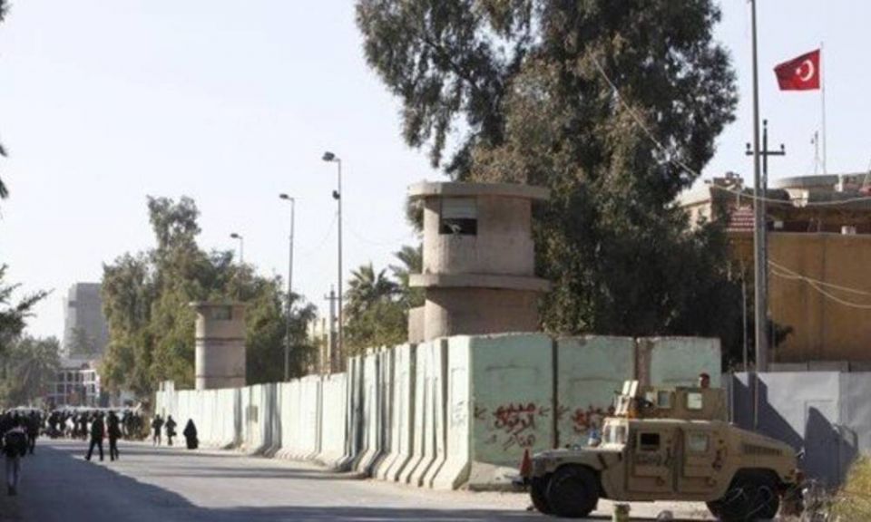 السفارة التركية في بغداد تطلب تعزيزات خوفاً من استهدافها