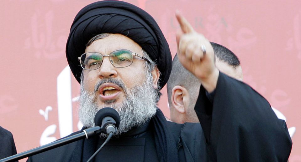 نصر الله يدعو إلى انتفاضة فلسطينية ووقف عملية السلام