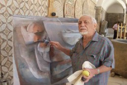 رحيل الفنان التشكيلي غسان السباعي